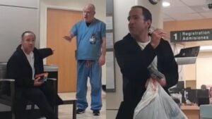 Washington man sings after getting kicked out of the ER
