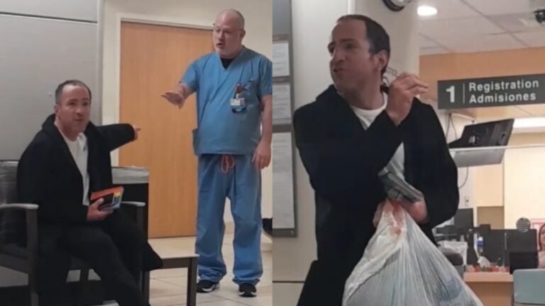 Washington man sings after getting kicked out of the ER