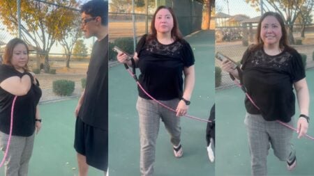 Arizona Karen Spits on Young Boy During Tennis Court Argument, Then Charges at Teen Filming the Scene: ‘You Wanna See Something, Huh?’ Arizona Karen confronts two boys during tense argument on a public tennis court