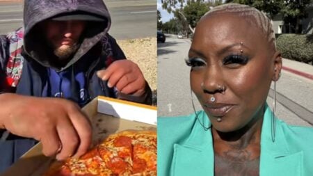 California Man Shares Pizza With The Homeless In Memory Of Miss Shirley