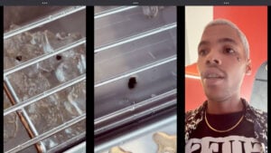 California Subway Customer Black Substance Drink