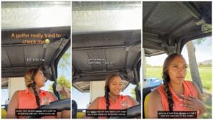 California golfer is rude to beverage cart assistant