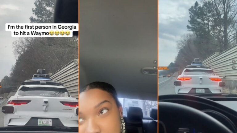 Confused Georgia Woman Crashes in Waymo Car and Officers Don't Know What to Do 'You Finna Get Waymo Money'