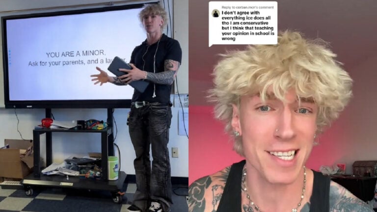 Conservative Disapproves of California Teacher Instructing Students of Their Constitutional Rights, ‘ICE is legally allowed to lie and racially profile you’ Conservative Angry Over California Teacher Instructing Students of Their Constitutional Rights