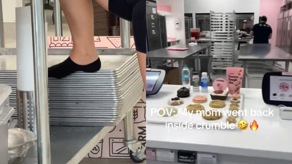 Florida Crumbl Cookie Employee Sparks Outrage After Foot-on-Tray Video Goes Viral on TikTok: ‘This Is Why I Eat at Insomnia Cookies’