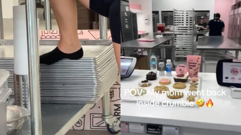 Florida Crumbl Cookie Employee Sparks Outrage After Foot-on-Tray Video Goes Viral on TikTok: ‘This Is Why I Eat at Insomnia Cookies’