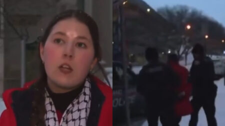 Grand Rapids Police Arrest Anti Venezuela War Protester Live on TV: ‘Land of the Free Right There Folks’