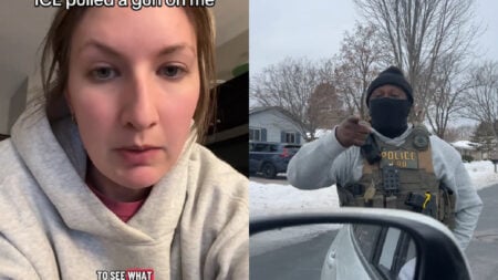 ICE Threatens to 'Lock Up' Minnesota Woman For 'Following' Agent, 'This man was brake checking me'