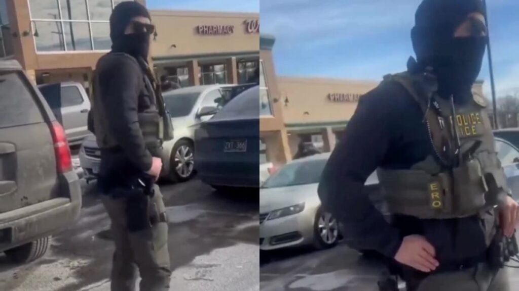 ICE agent grilled in Minneapolis parking lot