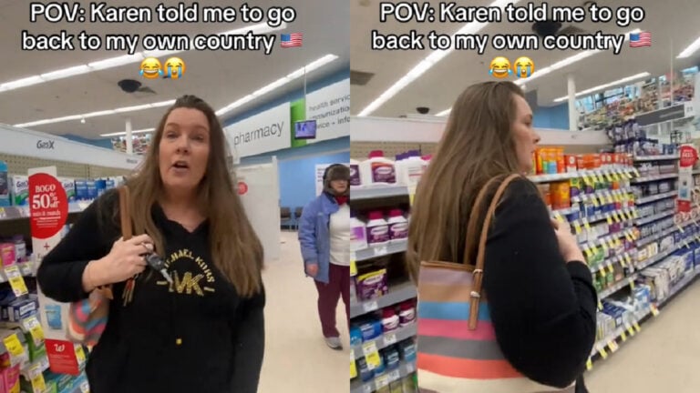 Michigan Woman Defends Herself Against a Racist Karen Telling Her to Leave America, 'Love how you kept insulting herrrr'