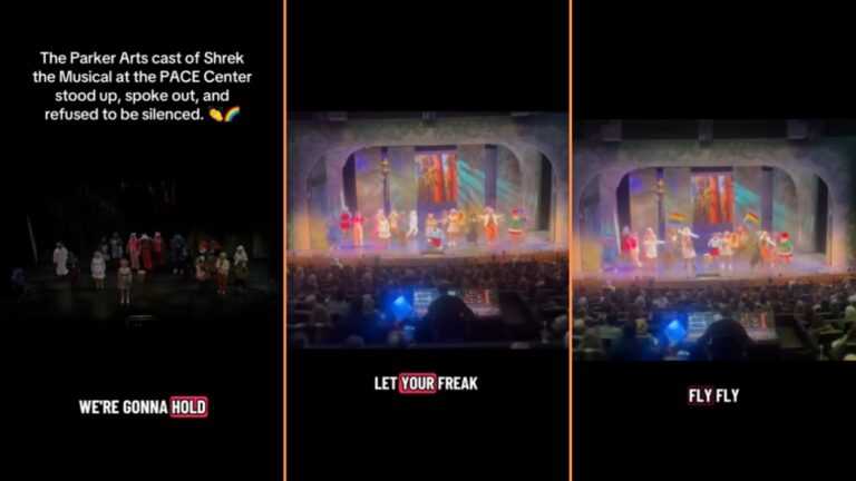 Mid-Performance Protest Turns Shrek Into a Statement at Denver Theatre: ‘This is a Huge Deal’ Mid-Performance Protest Turns Shrek Into a Statement at Denver Theatre 'This is a Huge Deal'