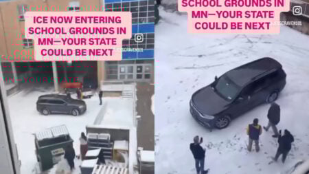 ICE Vehicle Enters Columbia Heights High School Grounds As School Officials Order Agents to Leave in Minnesota: ‘Monsters’