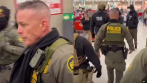 Border Patrol Commander Greg Bovino Hounded by Activists and Shoppers Leaving Target in St Paul Minnesota: ‘Always Walking Around With His Goons’