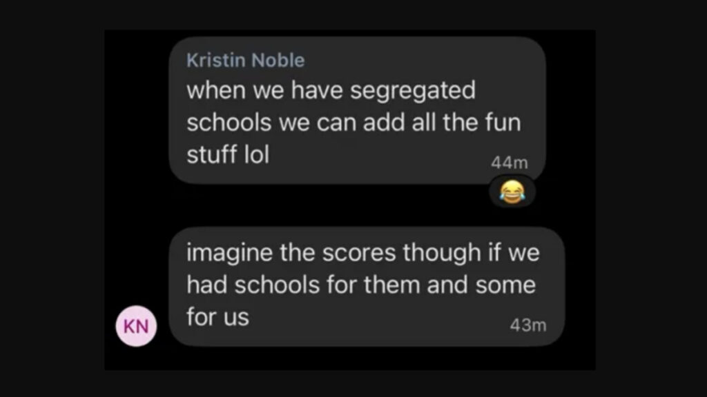 New Hampshire House Republican Education Chair Leaked Messages