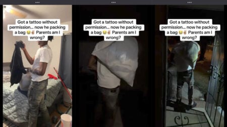 North Carolina Mom Kicks Out Son Tattoo
