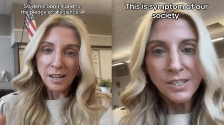 Out of Touch California Teacher Argues Students Are Lazy for Not Standing for the Flag