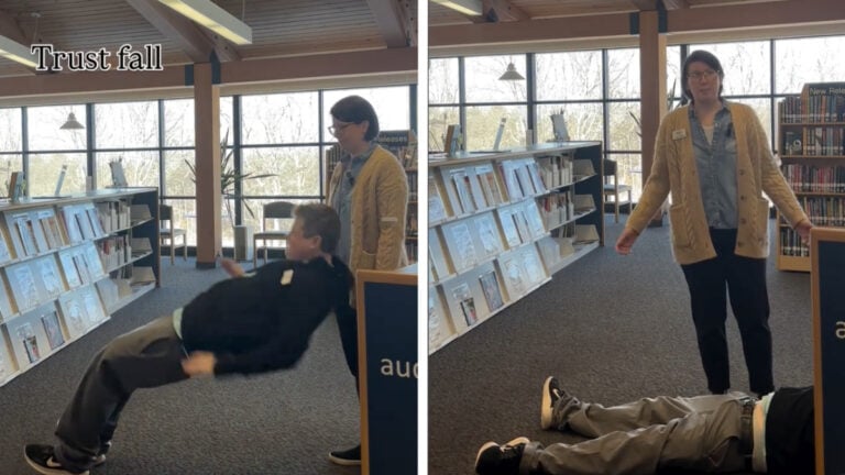 Pennsylvania Librarian Crushes Man After He Risks Fall Injury for Bizarre Commercial