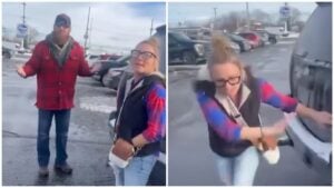 Pennsylvania man reverses car into wife during argument with pedestrian