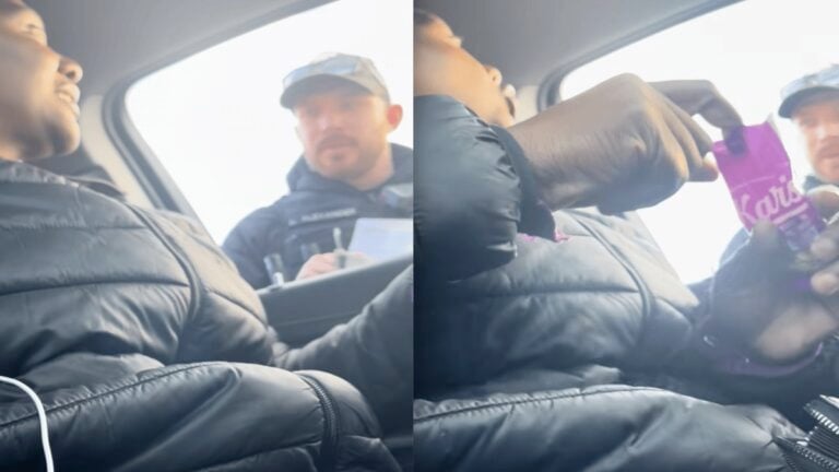 Racist Cop Profiles Black Woman and Her Son Over Coffee Cup in Pennsylvania