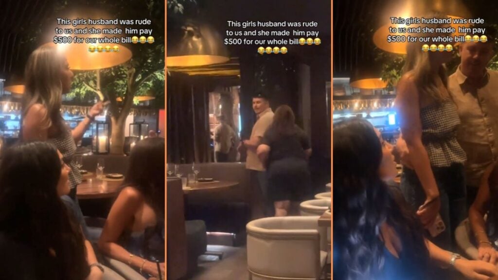 Rude California Husband Was Mean to Women at Restaurant, Wife Makes Him Pay Their Tab 'Her Aggressively Ordering Stuff For Your Table is Killing Me'