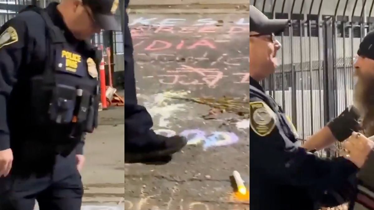 Deplorable ICE Officer Caught Kicking Candles at Memorial Site for Minnesota Victim in Sacramento: ‘Respect for a Mother, Not Politics’
