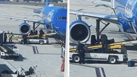 Shocked Passenger Secretly Records ‘TSA Opening Every Unlocked Bag on the Tarmac’ at Florida Airport Shocked Passenger Secretly Records 'TSA Opening Every Unlocked Bag on the Tarmac' at Florida Airport