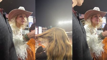 Karen Pulls Another Woman’s Hair During Heated Game in Texas After She Cheers for the Opposing Team: ‘This Is My House’ A woman confronts another fan in the stands during a Texas sporting event after cheering for the opposing team.