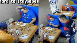 Caught on Camera Texas Woman Allegedly Plants Hair in Husband’s Meal at Houston Restaurant: ‘Grifters Gonna Grift’