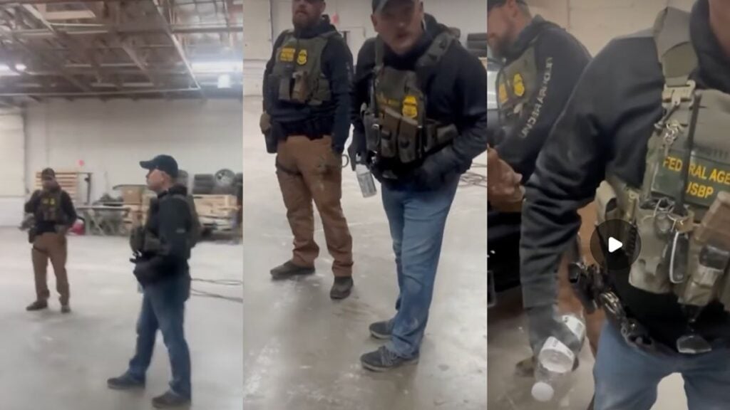 Photo of Ice Agents at Utal Auto Shop