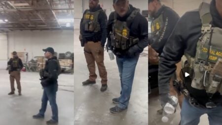 Photo of Ice Agents at Utal Auto Shop