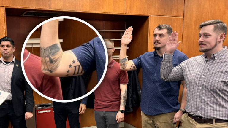 Wisconsin Police Chief Defends Controversial 'Right-Wing' Tattoo of New Recruit