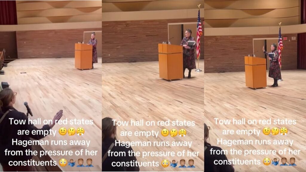 Spineless Wyoming MAGA Rep. Scrams Out of Town Hall Due to Pressure To Denounce ICE: ‘Hold Their Feet to the Proverbial Fire’