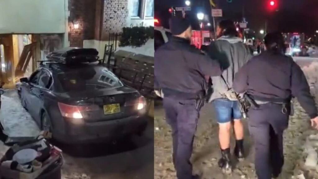 A picture at the New York synagogue.