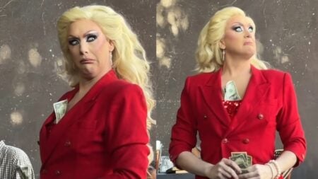 A picture of the California drag queen.