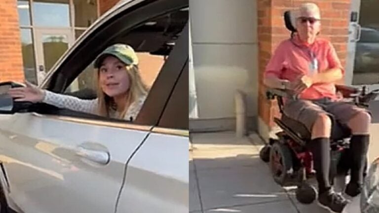 This Was Beyond Cruel: California Woman Takes Disabled Parking Spot and Insults Man, ‘God What a Monster’ A picture of the California woman.
