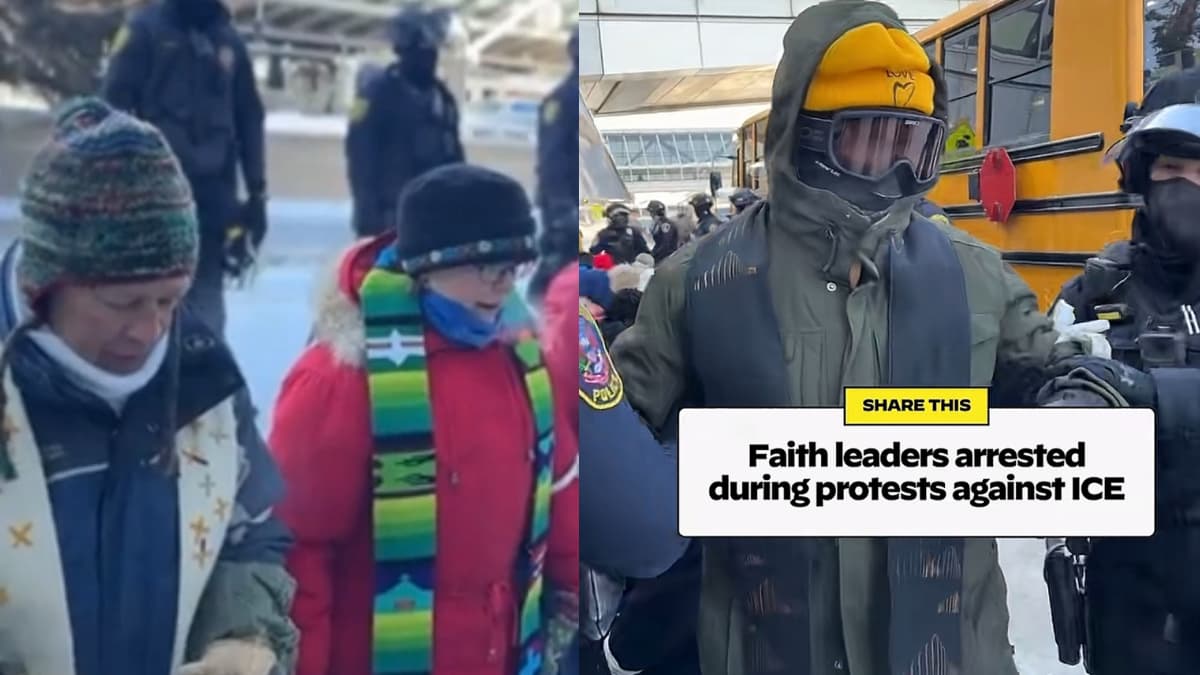 Clergy Arrests Spark Outrage in Minnesota: Police Detain Faith Leaders Praying at Anti-ICE Protest, ‘I Wonder How MAGATS Will Spin This Story’