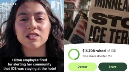 A picture of the former Hilton employee in Texas.