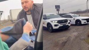 A picture of the Indiana officer.