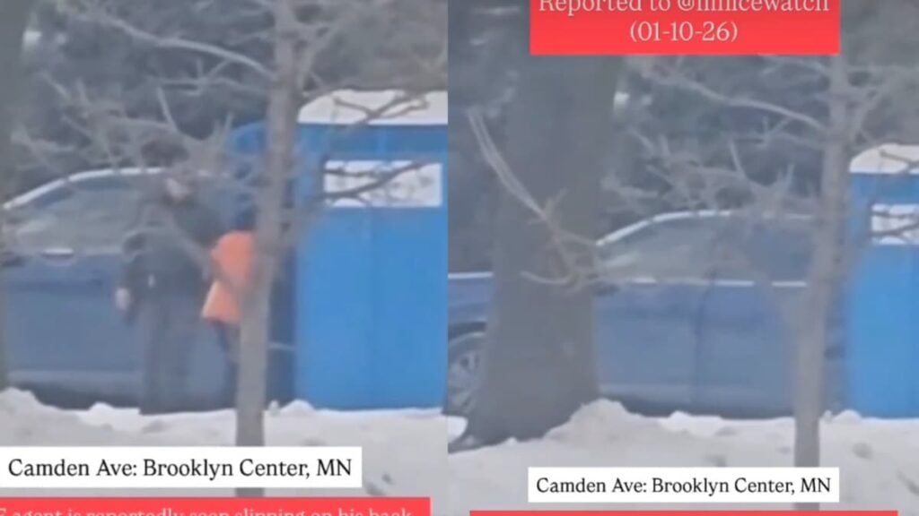 Backlash Erupts After Minnesota ICE Agent Leads Handcuffed Woman Into a Portable Toilet and Then Follows Her Inside: ‘This Is Truly Vile’ A picture of the Minnesota ICE agent.