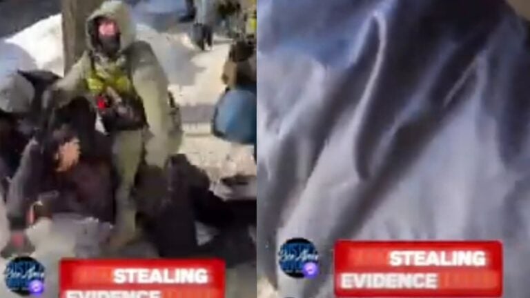 Video Sparks Outrage After Minnesota ICE Agents Take Protesters’ Phones, ‘Masked Thugs Terrorizing Citizens’ A picture of the Minnesota agents.