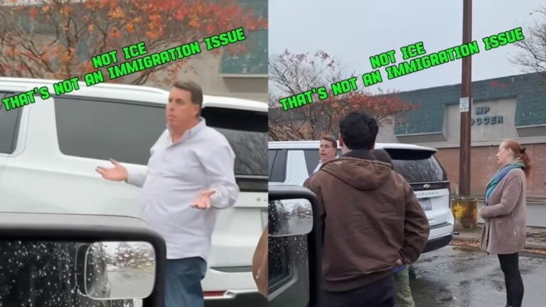 A picture of the North Carolina ICE protesters.