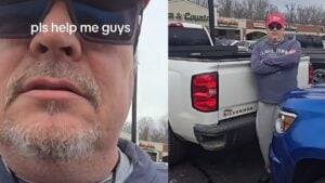 A picture of the North Carolina Trump supporter.