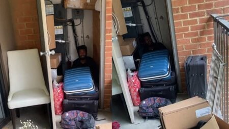 North Carolina Woman Shocked After Psycho Ex-Boyfriend Secretly Climbs Onto Her Balcony and Hides in Her Storage Closet: ‘This Is SCARY’ A picture of the North Carolina woman's ex-boyfriend.