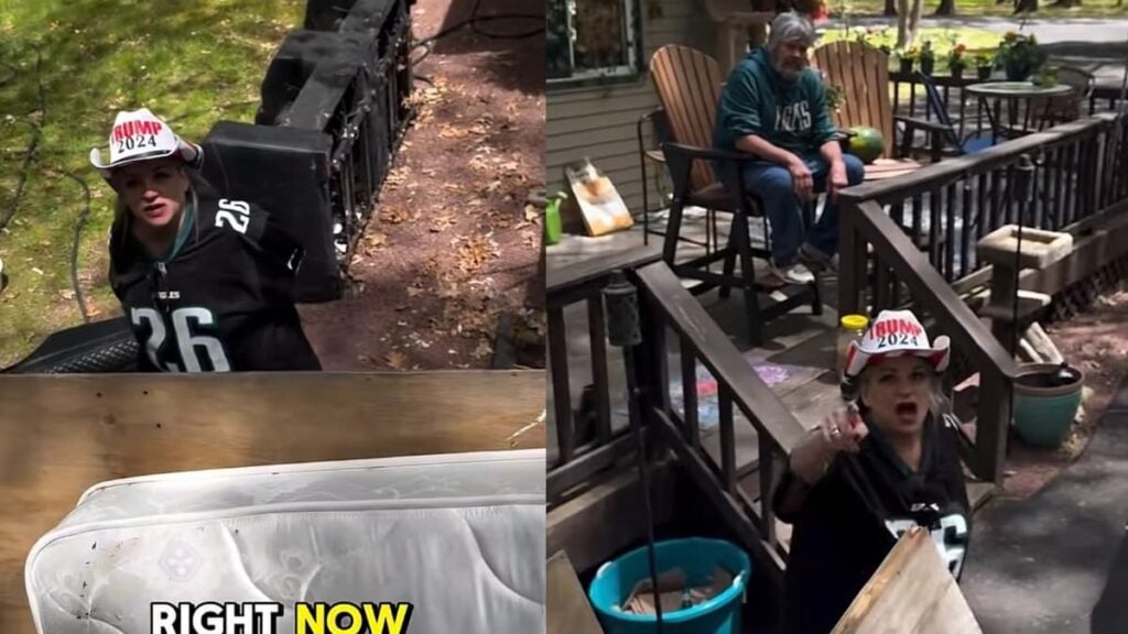 Unhinged Trump Supporter in Pennsylvania Drives Black Worker Away After Using Racist Slurs and Giving Bizarre Justification: ‘With the Trump Hat and All’ A picture of the Pennsylvania Trump supporter.