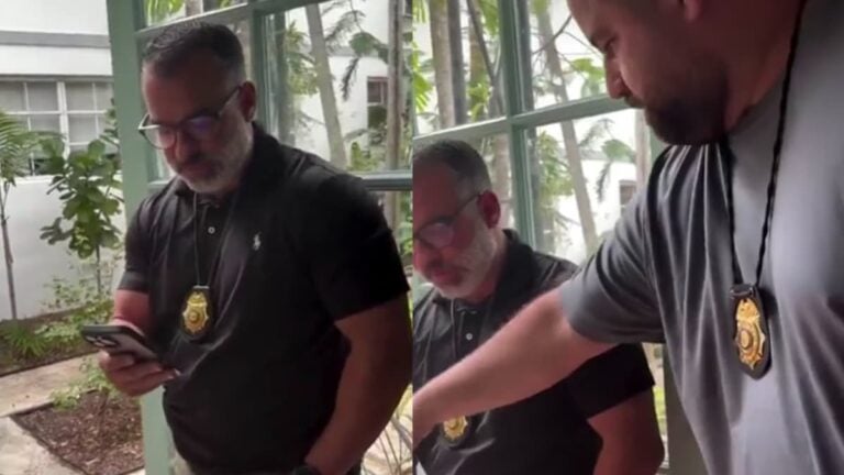 A picture of the police in Florida.