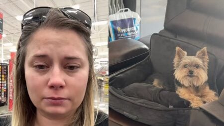 Texas Woman Left Heartbroken After Hispanic Amazon Driver Takes Her Dog, People Defend the Driver: ‘She Was Helping the Dog’ A picture of the Texas woman and her dog.