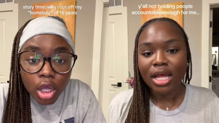 A picture of the Texas woman.