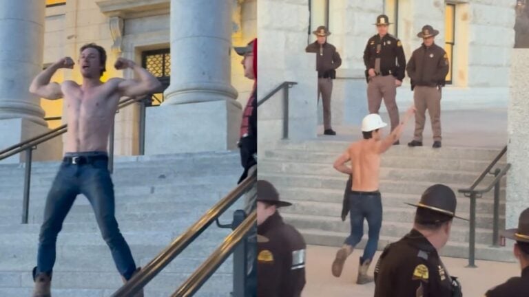 A picture of the unhinged Utah man.