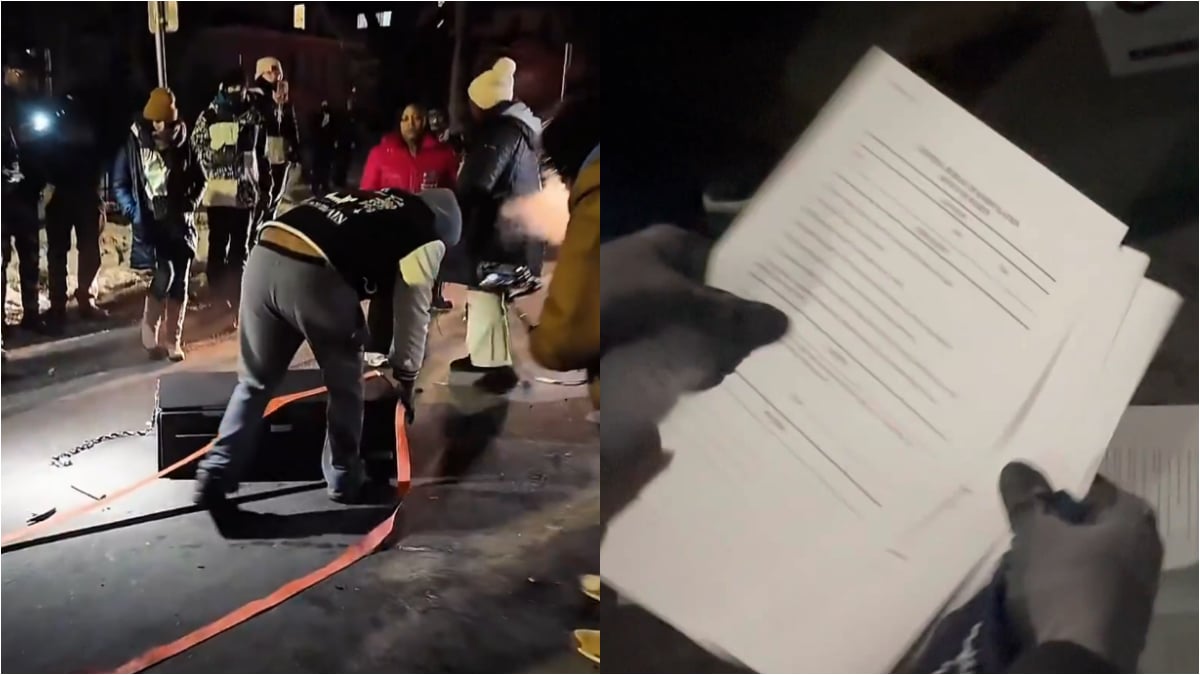 Enraged Minnesota Anti-ICE Protesters Loot Weapons & Sensitive Documents from Federal Truck While ‘DHS Agents are Sitting Ducks’