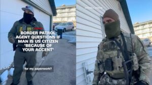 border patrol questions minnesota resident with accent